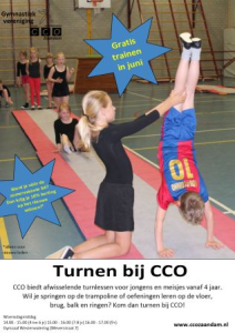 CCO juni-actie turnen